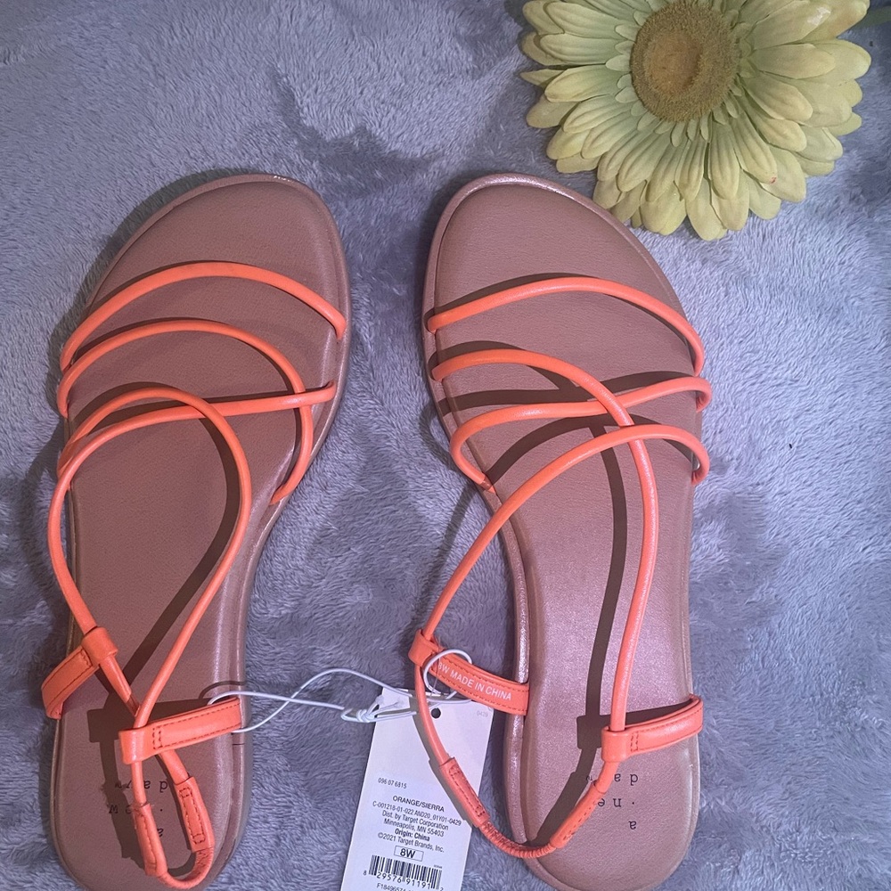 New! A New Day Sandals Size 8W